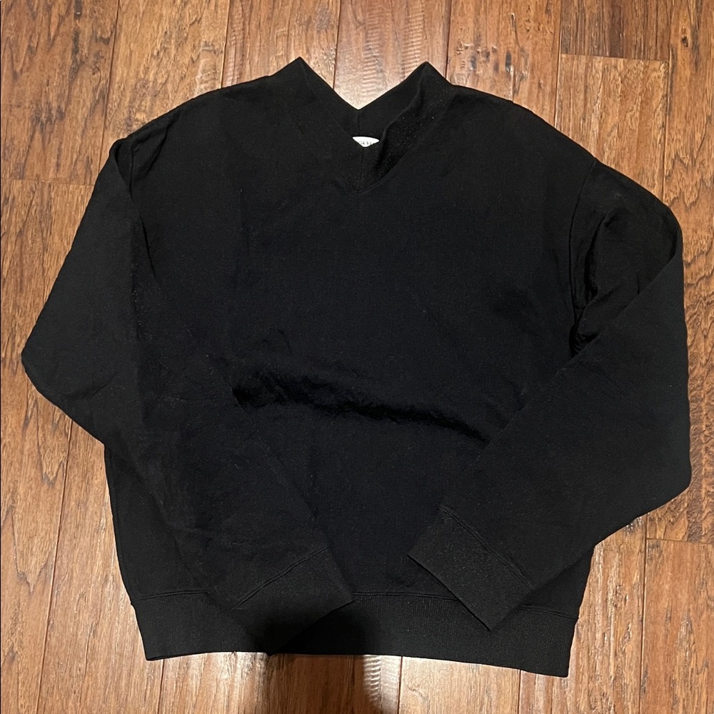 Bottega Veneta Black V-Neck Men's Sweater